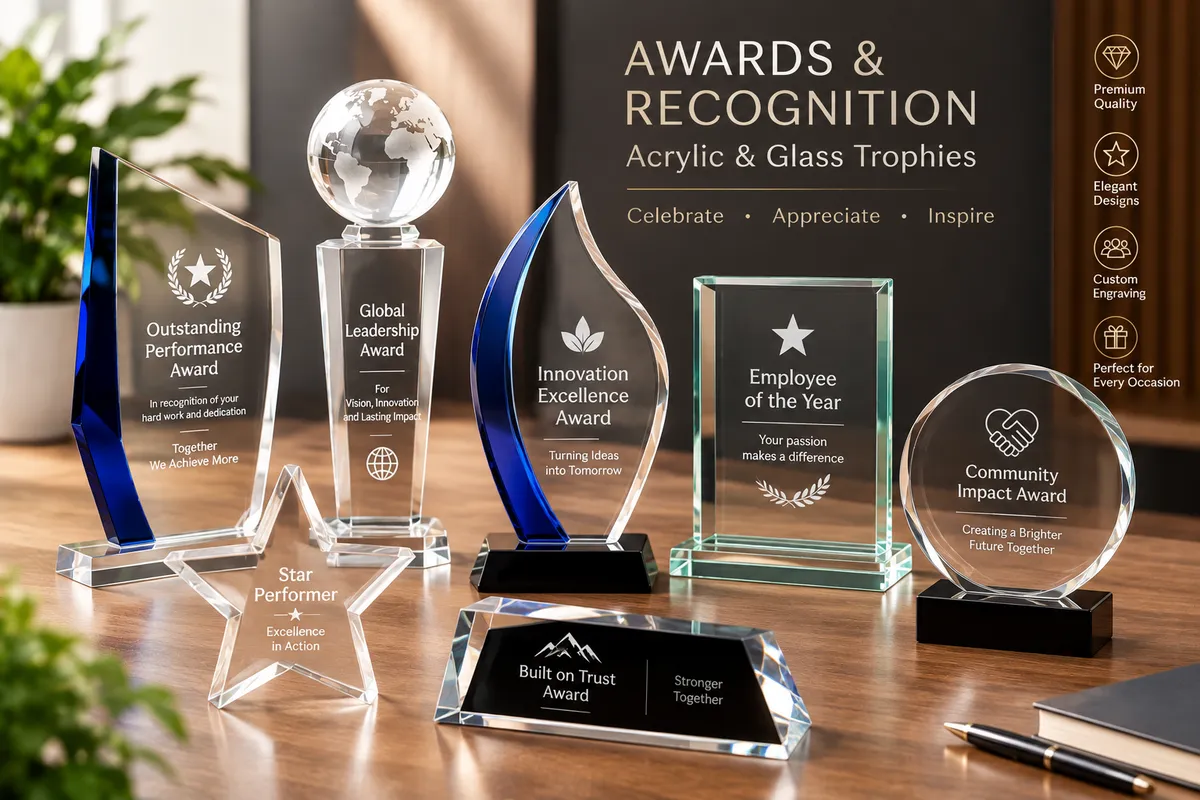 Acrylic & Glass Trophies