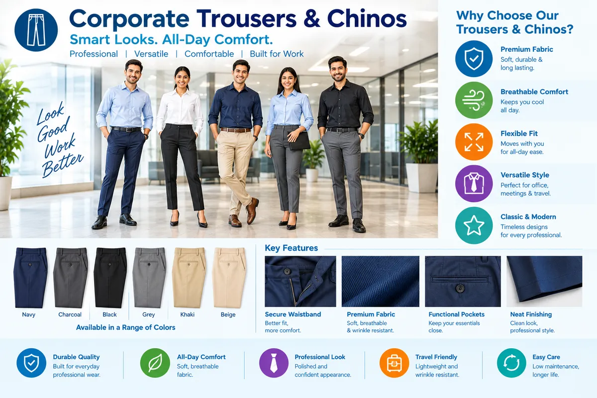 Corporate Trousers & Chinos
