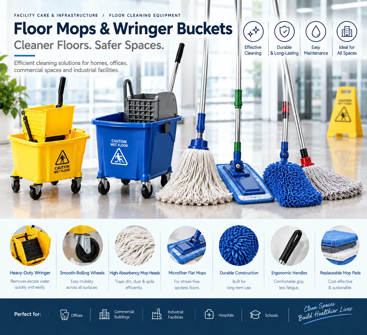 Floor Mops & Wringer Buckets