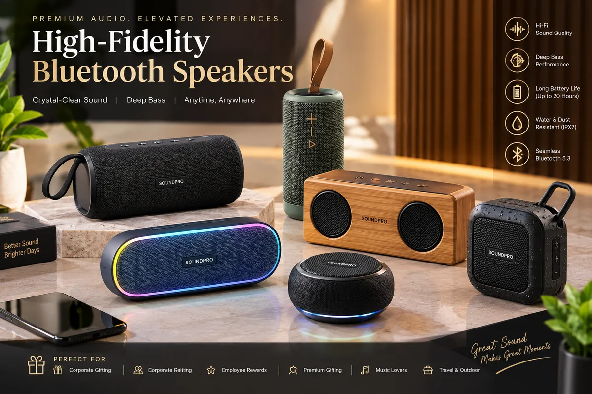 High-Fidelity Bluetooth Speakers