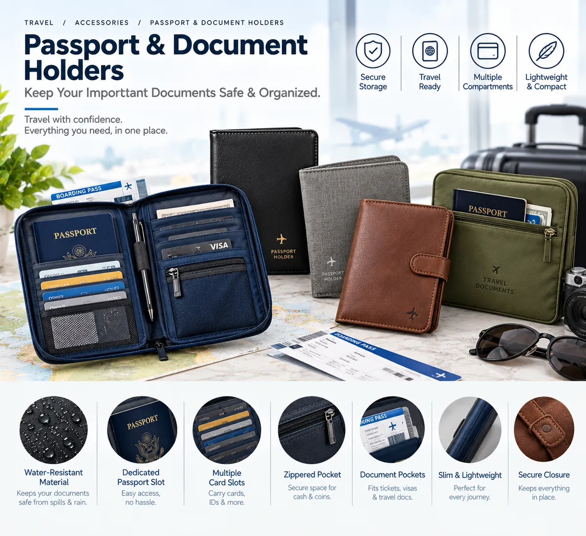 Passport & Document Holders
