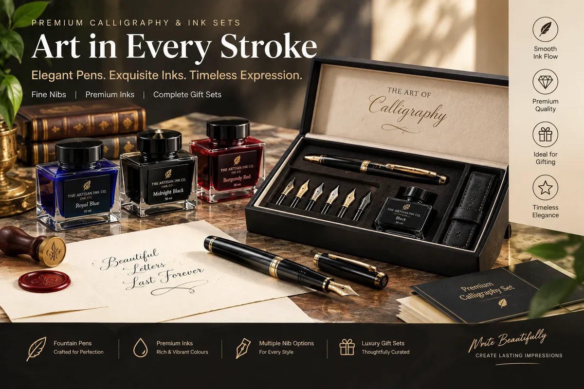 Premium Calligraphy & Ink Sets