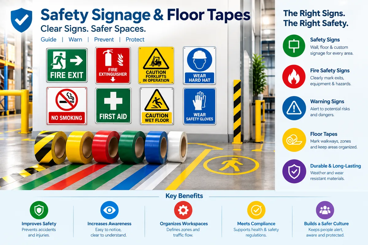 Safety Signage & Floor Tapes