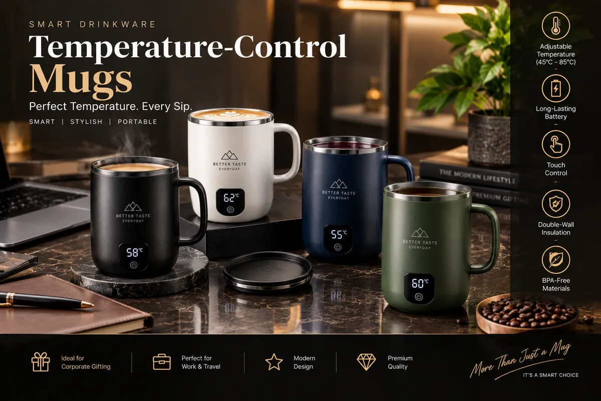 Smart Temperature-Control Mugs